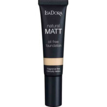 کرم پودر Natural Matt حجم 35میل ایزادورا