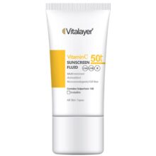 فلوئید ضد آفتاب ویتامین سی SPF50 ویتالیر 50ml