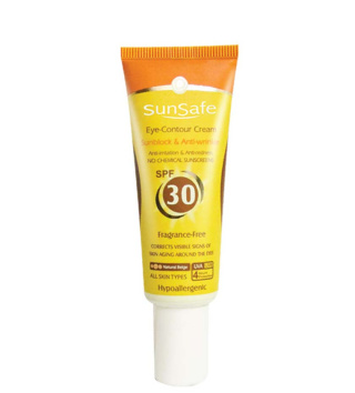 کرم ضد آفتاب دور چشم رنگی SPF30 سان سیف