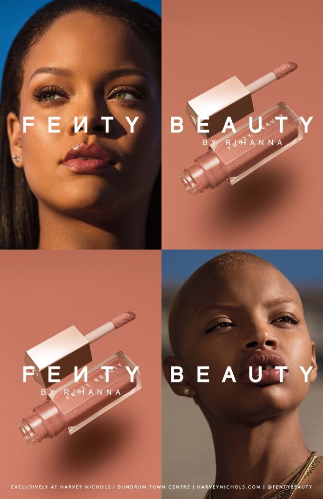 5Fenty Beauty advertising ladylife