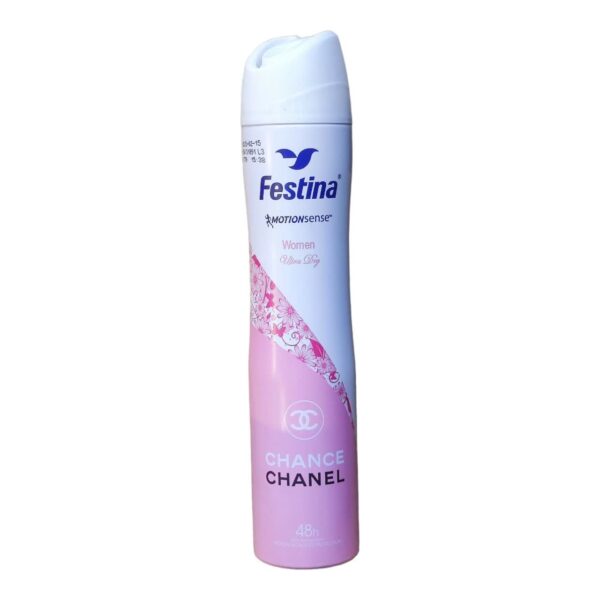 اسپری بدن زنانه فستینا مدل شنل شنس حجم 200 میل | Festina Chance Chanel deodorant body spray