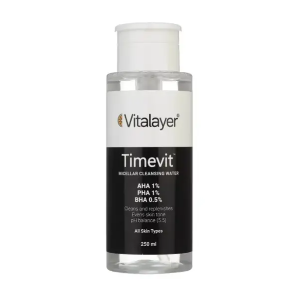 میسلار واتر لایه بردار Timevit ویتالیر 250ml