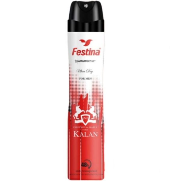 اسپری خوشبو کننده بدن فستینا(Festina) 200 میل مردانه با رایحه Kalan - PARFUMS de MARLY